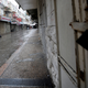Closed shops in the West Bank city of Nablus.